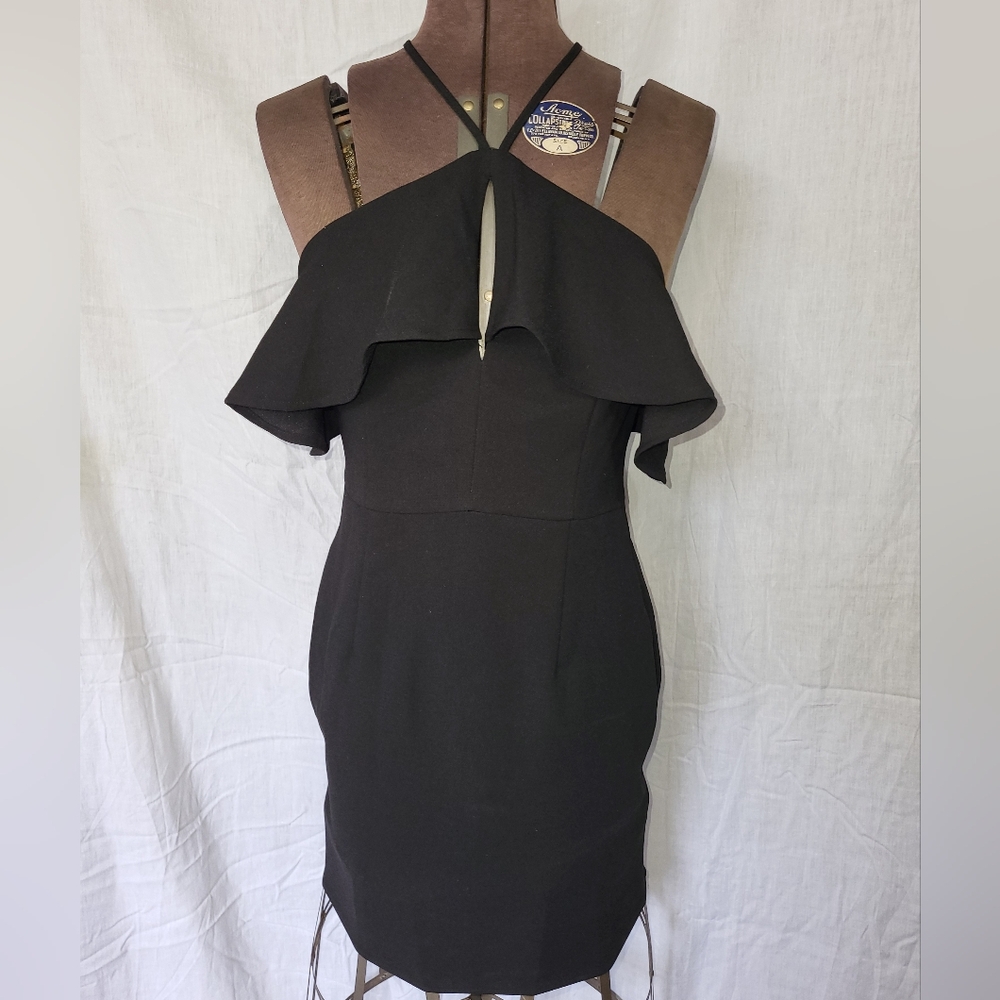 BCBGeneration Halter LBD Little Black Dress NWOT Size 4